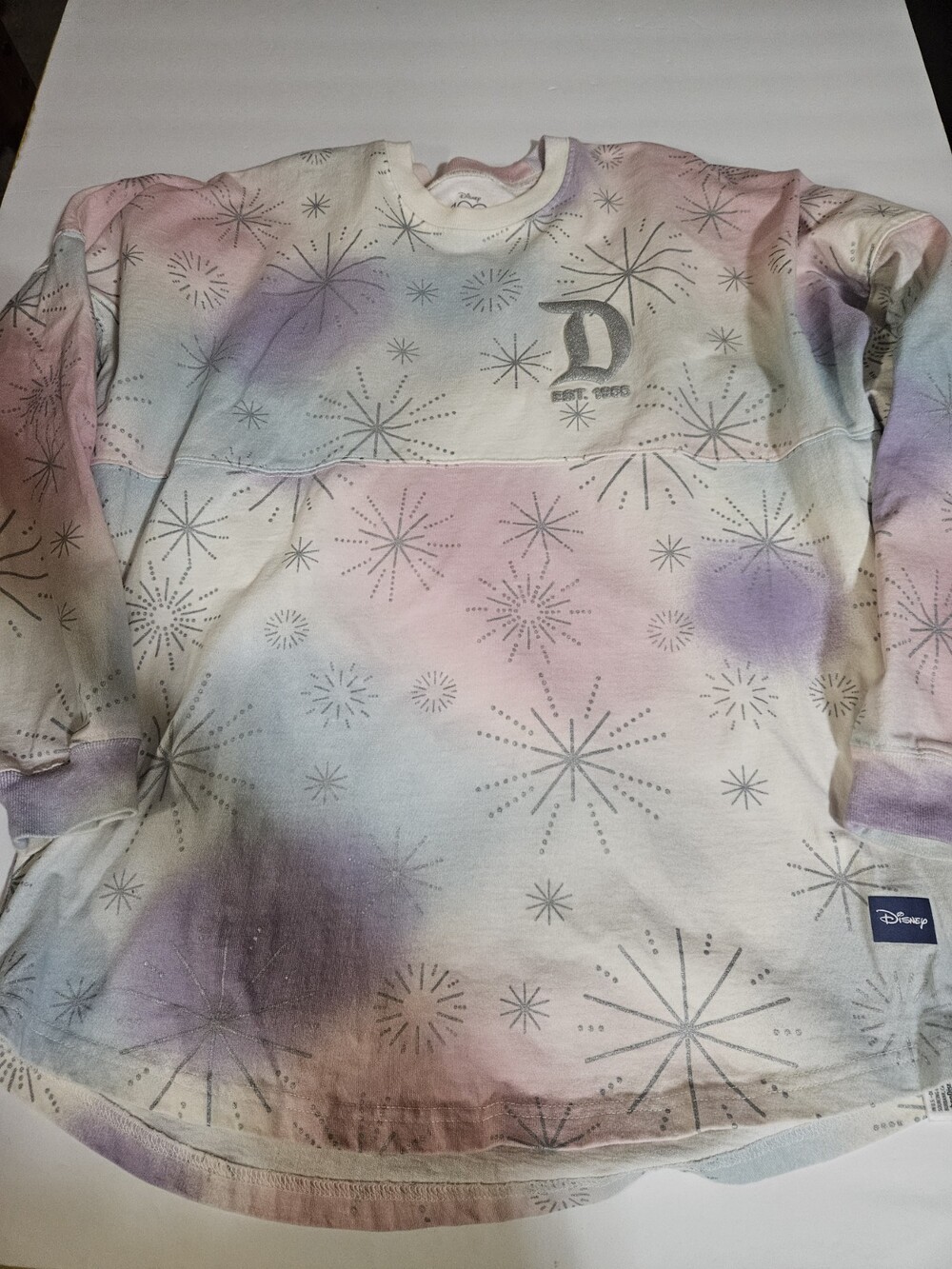 Disney Spirit Jersey Sz S Mickey Friends 100 Years Fireworks Disneyland Resort